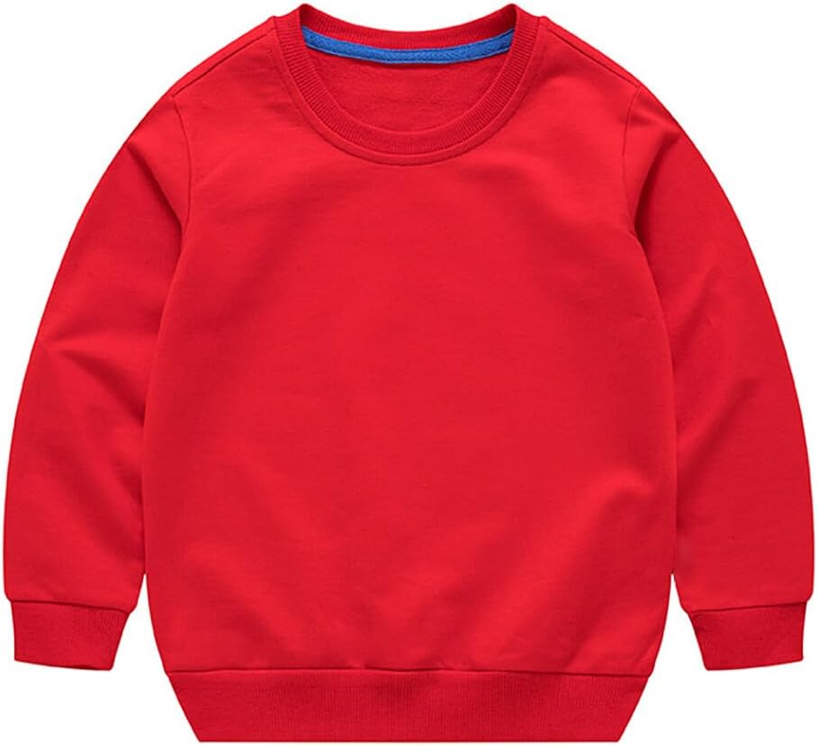 Toddler Kids Baby Boy Girl Long Sleeve Sweatshirt Casual Shirt Thin Pullover Infant Crewneck Sport Tops