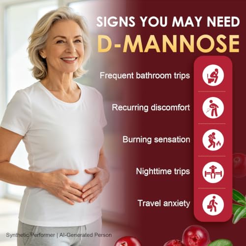 ZEBORA D-Mannose 1000mg Capsules with Cranberry Supplement,120 Veg Capsules — view 5
