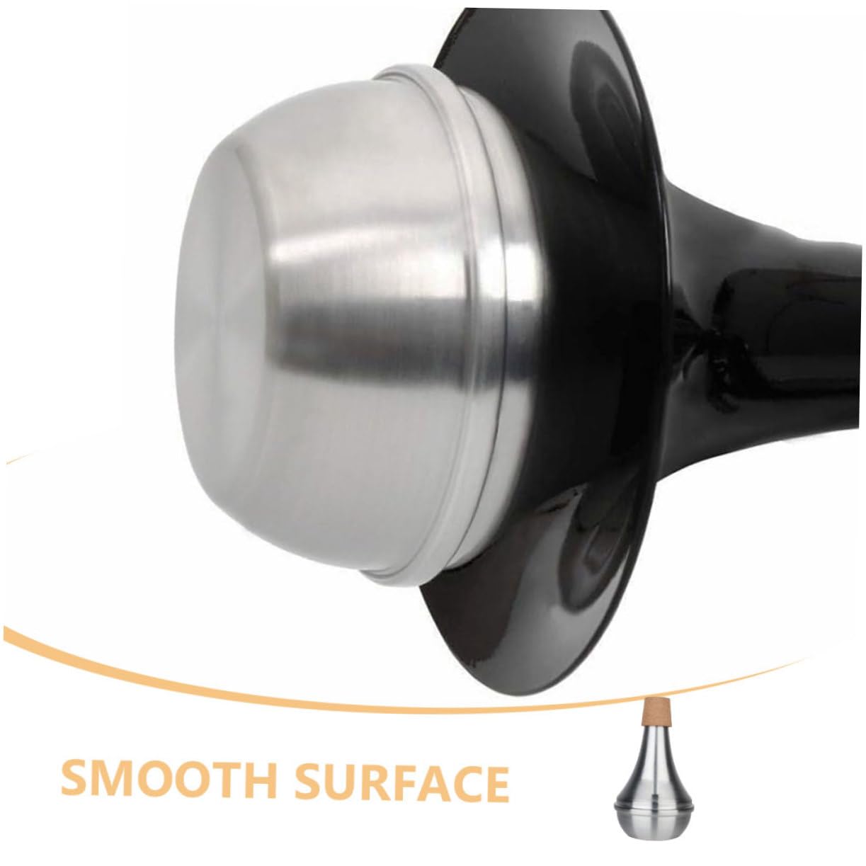 BESTonZON 3pezzi Mute Per Tromba e Sughero Sordina Leggera Per Pratica Musicale Accessorio Per Strumenti Fiato Per Esercitazioni Domestiche