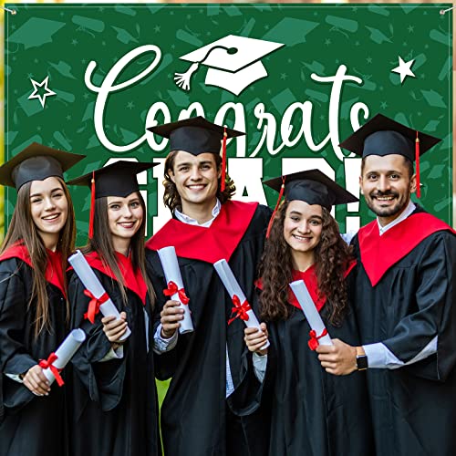 Fondo Decorativo Graduación 72.8 x 43.3 Inch Verde miniatura 6