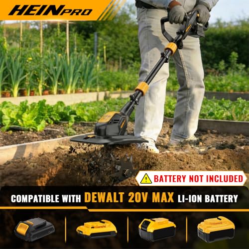 HEINPRO 20V Cordless Electric Tiller