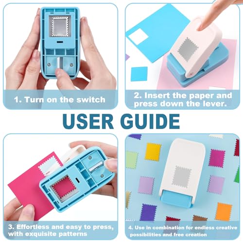 Perforadora rectangular para solucionar cortes irregulares en álbumes y tarjetas de papel 3