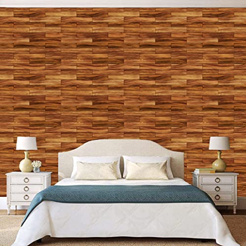 Image of Wallpaper for Walls Bedroom & Living Room Big Size (300x40) Cm Wallpaper Stickers for Home Decoration | Wall Stickers for Office | Wall Paper for Wall Decor Pack of - 1 (WoodenPatti)