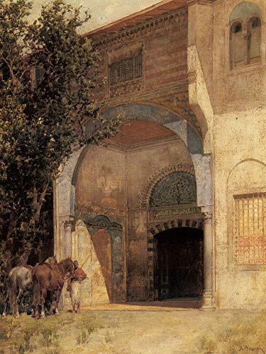 Peinture à l'huile Alberto Pasini pour sublimer la décoration de votre salon