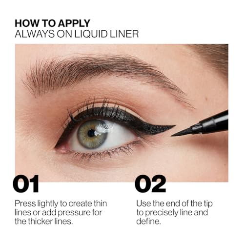 Delineador líquido Smashbox Always On 24 horas negro miniatura 2