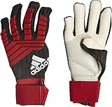 Stretchiger Verschlussriemen adidas Unisex – Erwachsene Predator Pro Torwarthandschuhe, Black/Red/White, 9.5