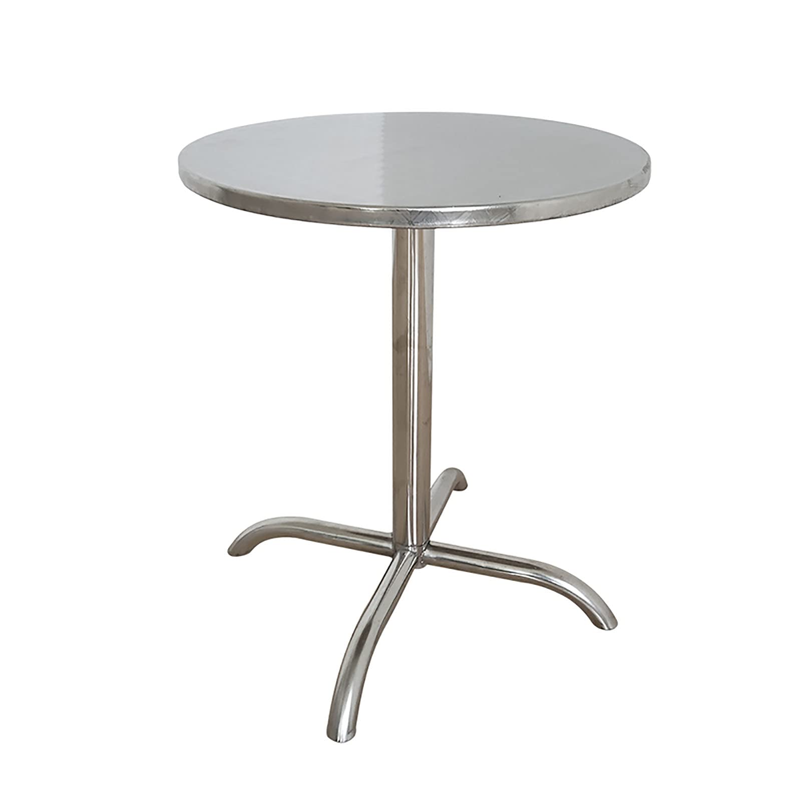 Pequeña mesa de centro redonda, estilo nórdico, mesa de ocio para sala de estar, balcón, uso al aire libre, fácil montaje