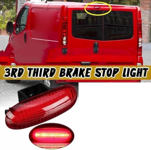 Feu stop rouge à LED haute luminosité pour hayon Renault Trafic - 5