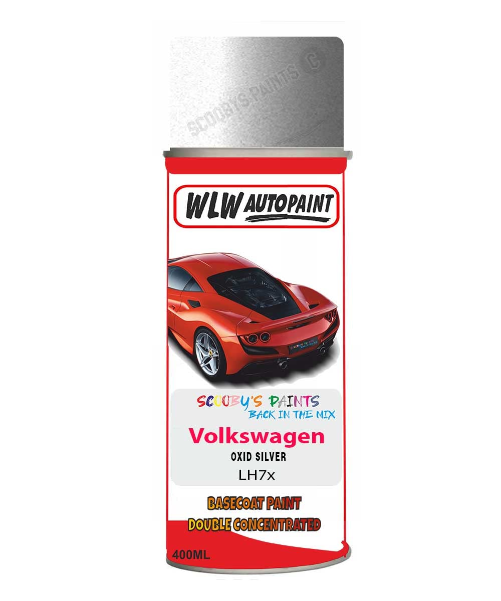 Basecoat Aerosol Spray Paint For Volkswagen Golf Oxid Silver 2006-2016 Code Lh7X