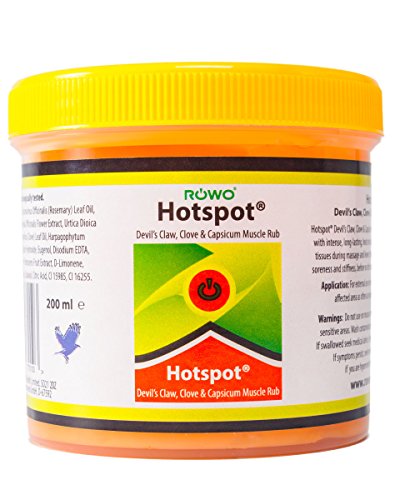 Hotspot Devils Claw Clove and Capsicum Muscle Rub 200 ml tub