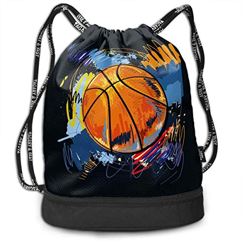 XLFD Paquete al Aire Libre Mochila con cordón Bolsa de Viaje Deporte Gimnasio