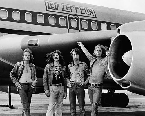 Led Zeppelin The Starship – Iconic 1973 Tour Photo – Gently Restored 8x10 Fine Matte Print