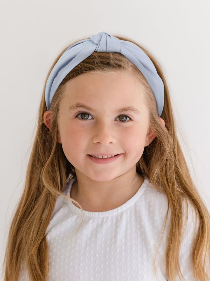 Huachi Headbands for Women Girls - Knotted Head Bands for Women Trendy - Cute Top Knot Girls Headband - Fashion Hair Accessories Hairband 4PCS - Image 5