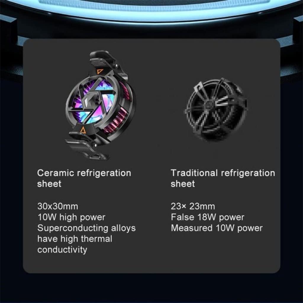 Mobile Phone Radiator PortableMagnetic Semiconductor Heat Sink Mobile Gaming Cooling Fan Gamepad Cooler