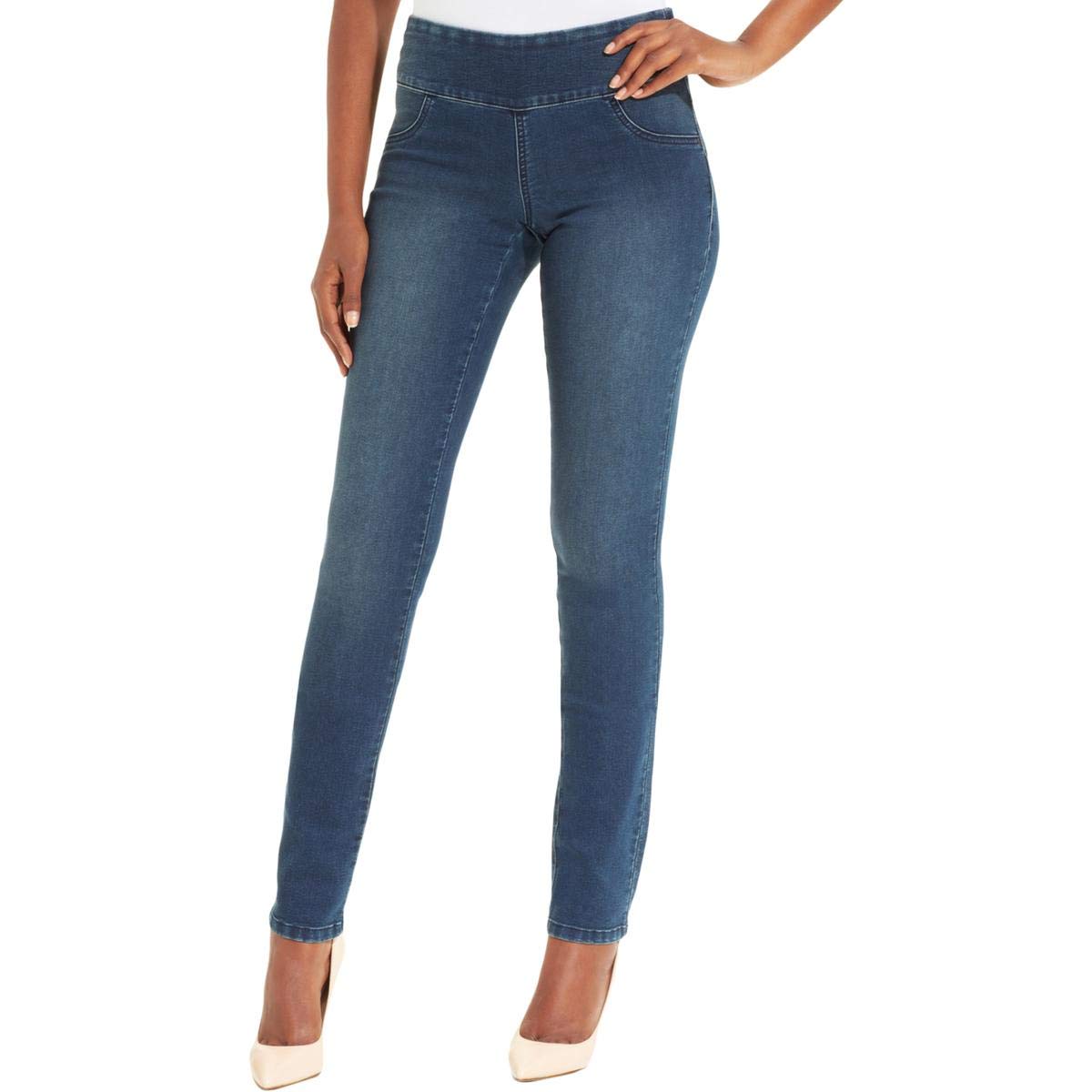 Style Co Petite Slim Stretch Pants Galaxy PXS