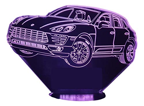 Lampe 3D voiture Maca-N Générique pour effacer l'ennui deco veilleuse enfant
