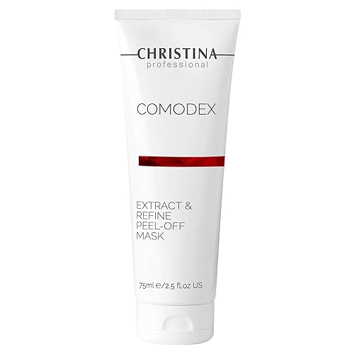 -CHRISTINA- Comodex Extract & Refine Peel Off Mask con ácido salicílico y vitamina C | Peeling facial para eliminación de puntos negros y efecto