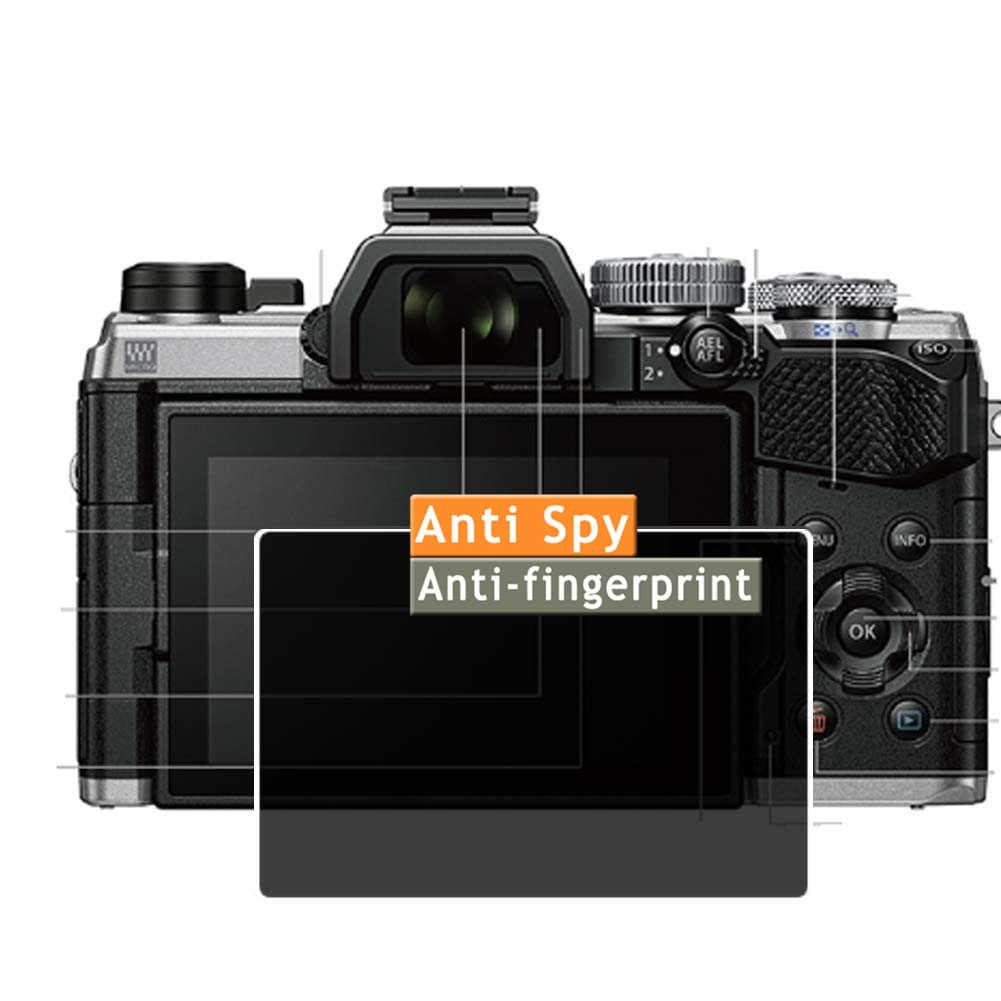 Vaxson Privacy Screen Protector, compatible with OM Digital Solutions OM SYSTEM OM-5, Anti Spy Guard Film Protectors Sticker [NOT Tempered Glass]