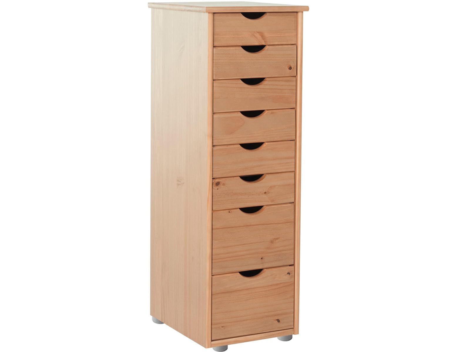 Loft24 - Chest of Drawers - Solid Wood - Oak - 8 Drawer