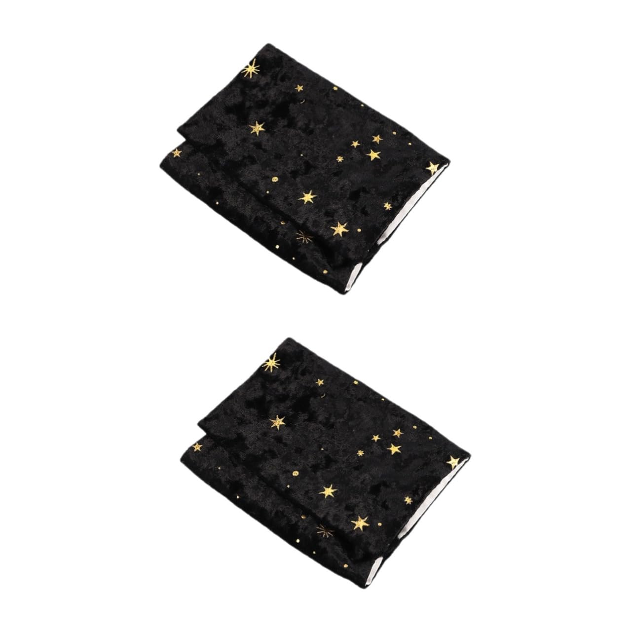 SHINEOFI 2piezas Cubierta Decorativa De Tela Para Libros Protector De Libros Elegante y Práctico Para Cuadernos y Notas Diseño De Estrellas y Luna
