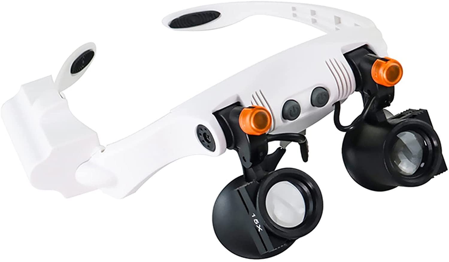 HTTGDGDH Headband Magnifier, Multifunctional Magnifying Glass With Led Light, With 21 Combination Magnifier With Replaceable Lens For Reading, Soldering, Inspection, Coins, Jewelr