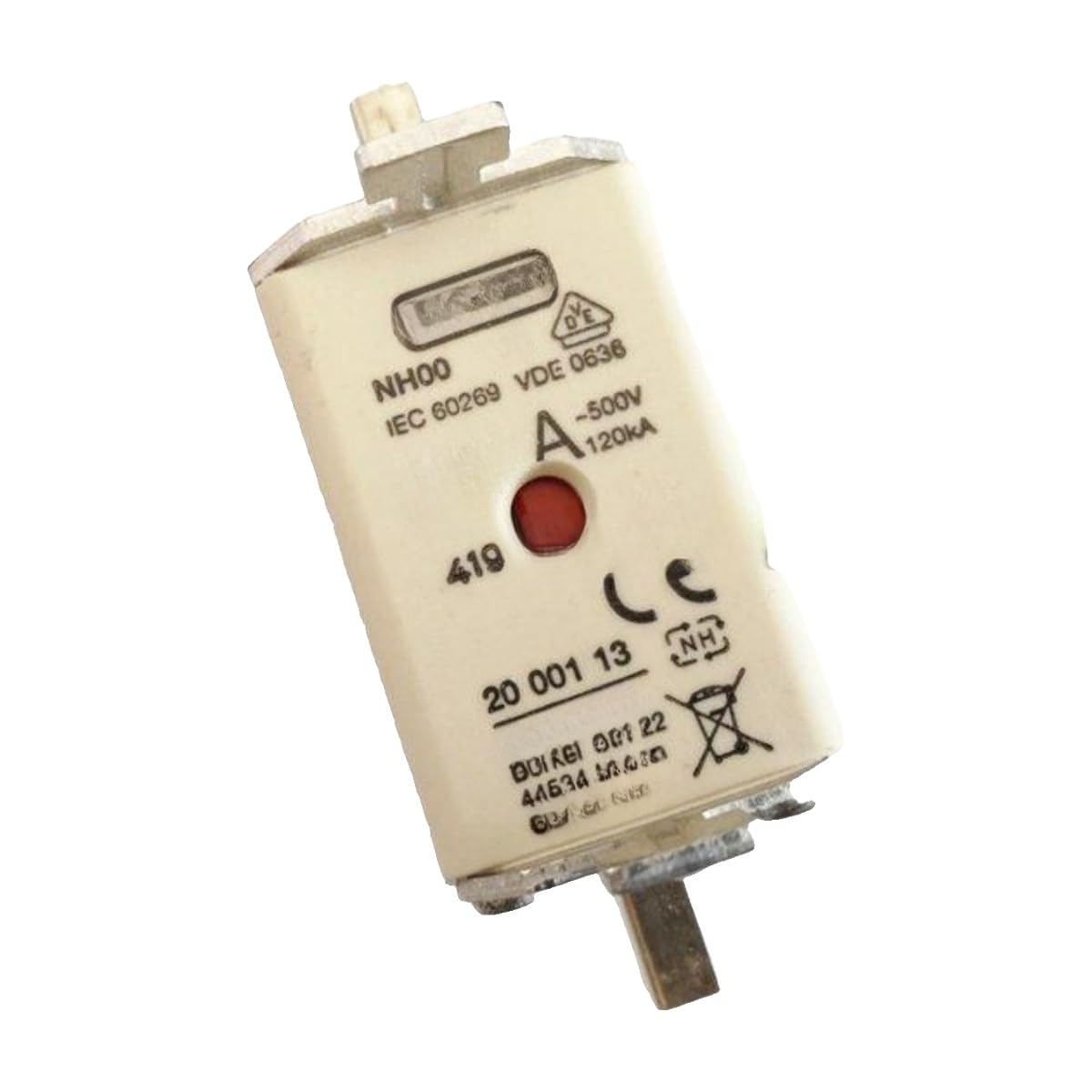 NH00 500V vidrio/fusible 2013 125A fusible