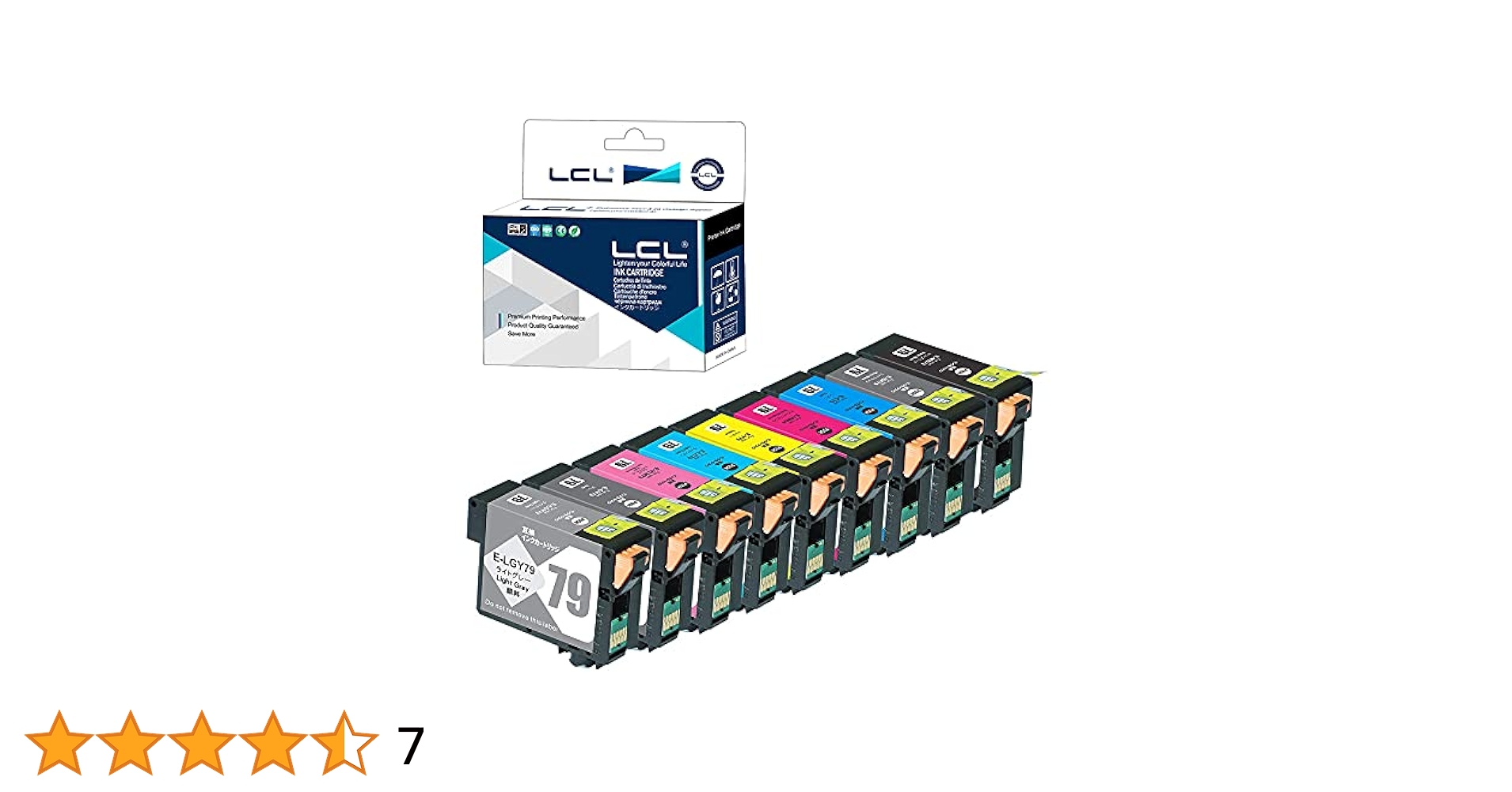 Amazon.co.jp: LCL エプソン用 IC9CL79 顔料 9色セット 互換