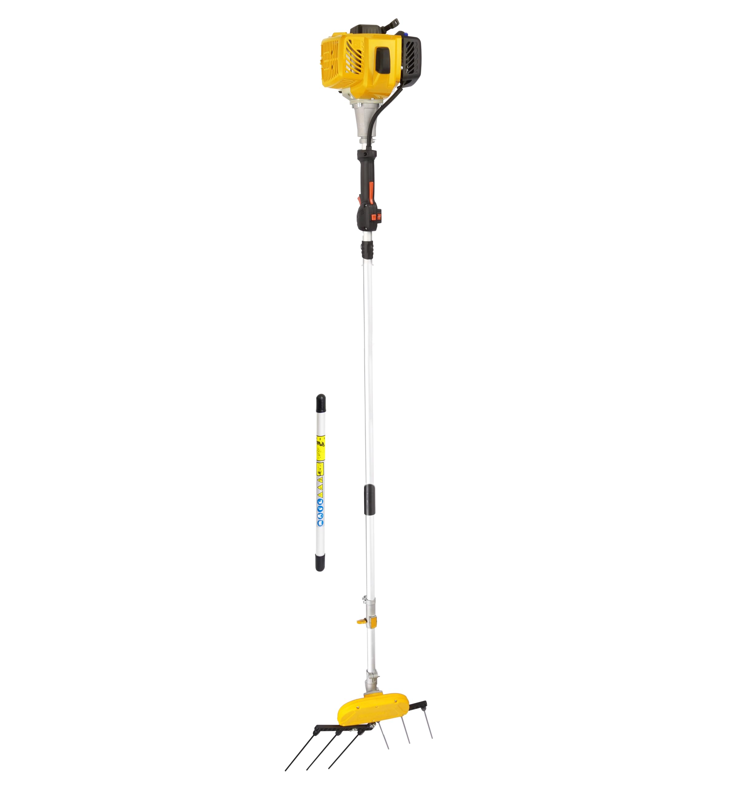 GARLAND Shaker 310 PG-V24 – Vareador de Aceitunas de Gasolina 2T, 25,6 CC, 2000 Golpes/min, 6 Varillas Carbono, Extensiones 20 y 50 cm, transmisión Dividida, Sistema sin Golpes