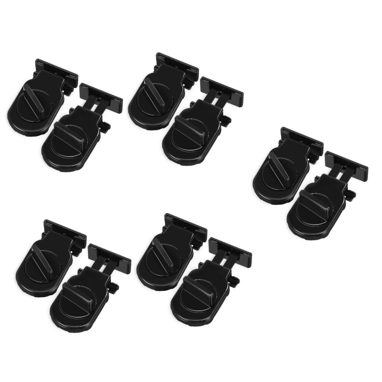 Uonlytech 10stücke Schiebetürschlösser Verstellbare Fensterverriegelungen Für Optimale Robuste Locks Padding Einfache Installation Für Schiebefenster Und Türen