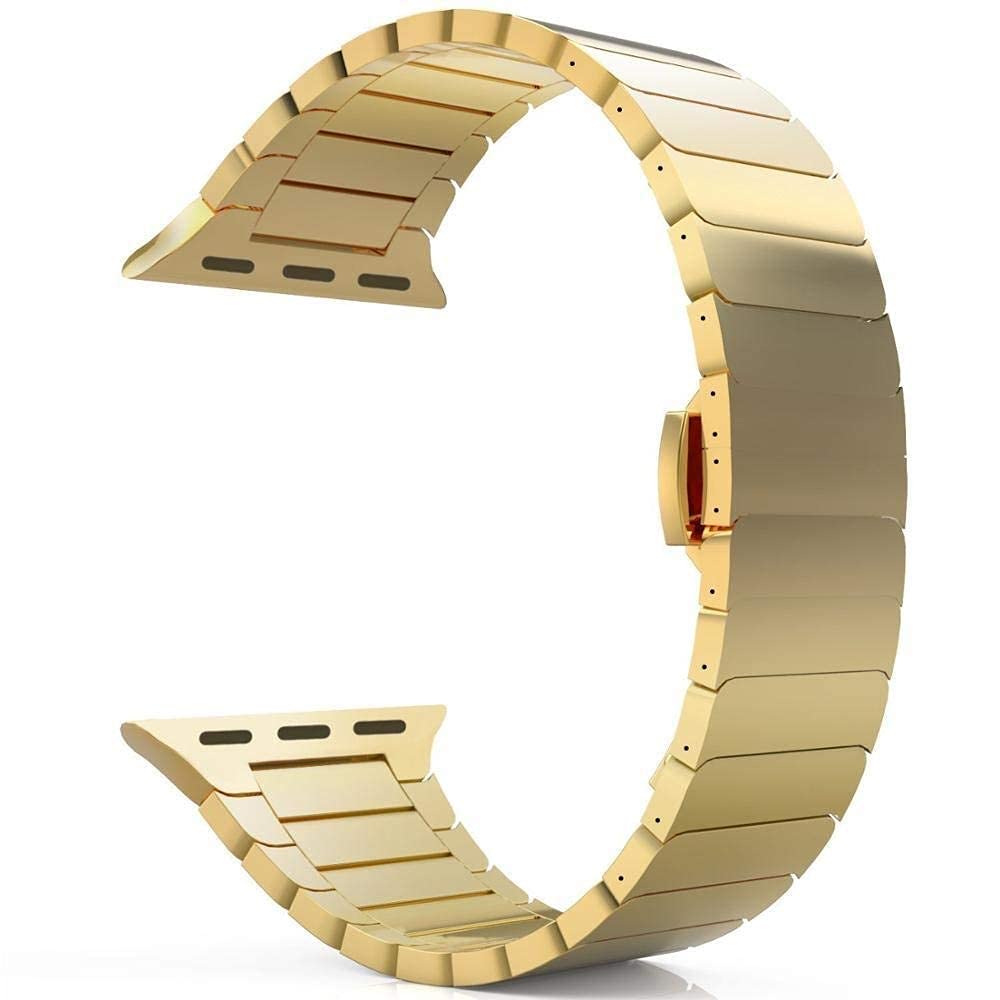 Bracelet de montre en acier inoxydable résistant avec fermoir papillon 40mm - 8