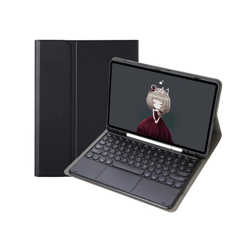 Funda de cuero con teclado sofisticado para iPad Pro 12.9 de 2022 7