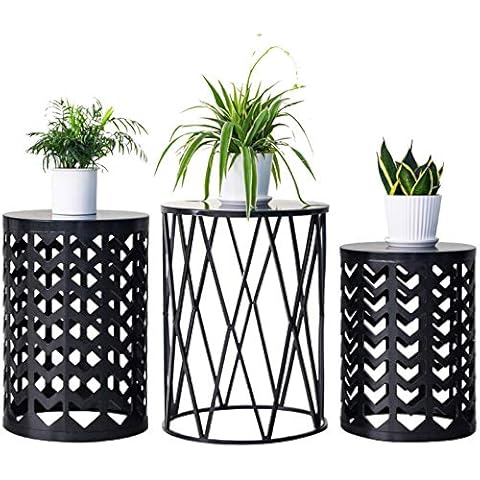 Y&M Nesting Side Table, Set of 3 Stacking Coffee Table Cover