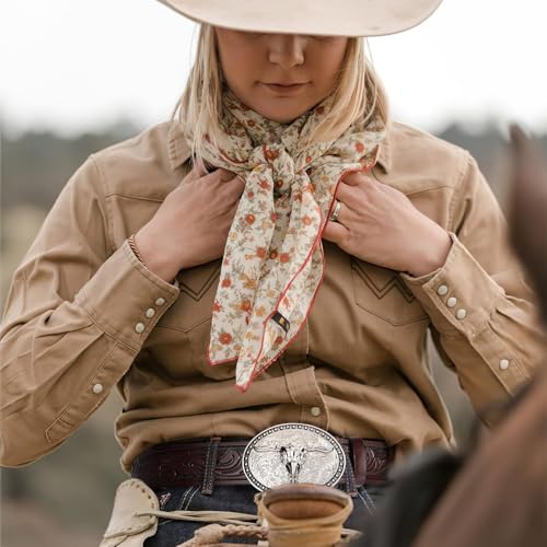 Image of SANSTHS Genuine Leather Cowboy Belts for Men Western Belt Buckle for Jeans | 1.5 inch Embossed Belt, Texas Longhorns Belt Buckle, Classic Western Style, for Cowboy, Cowgirl, Rodeos, Costume Party, Gifts