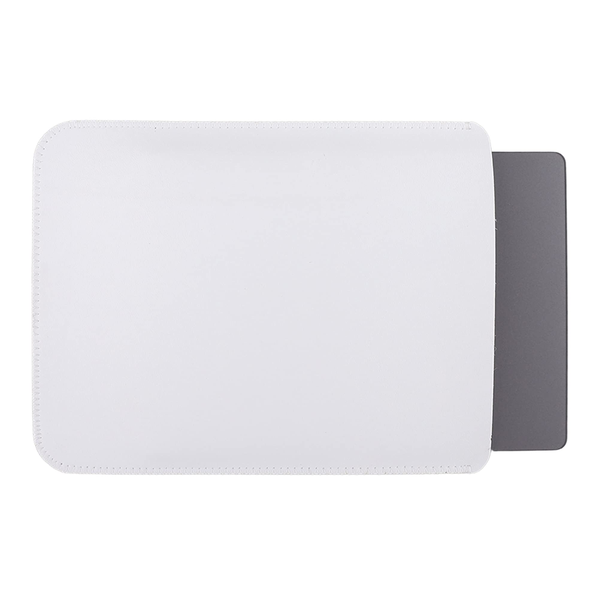 GuardV Faux Leather Series for Apple Magic Trackpad 2 - Protective Sleeve Cover Case Pouch (White)