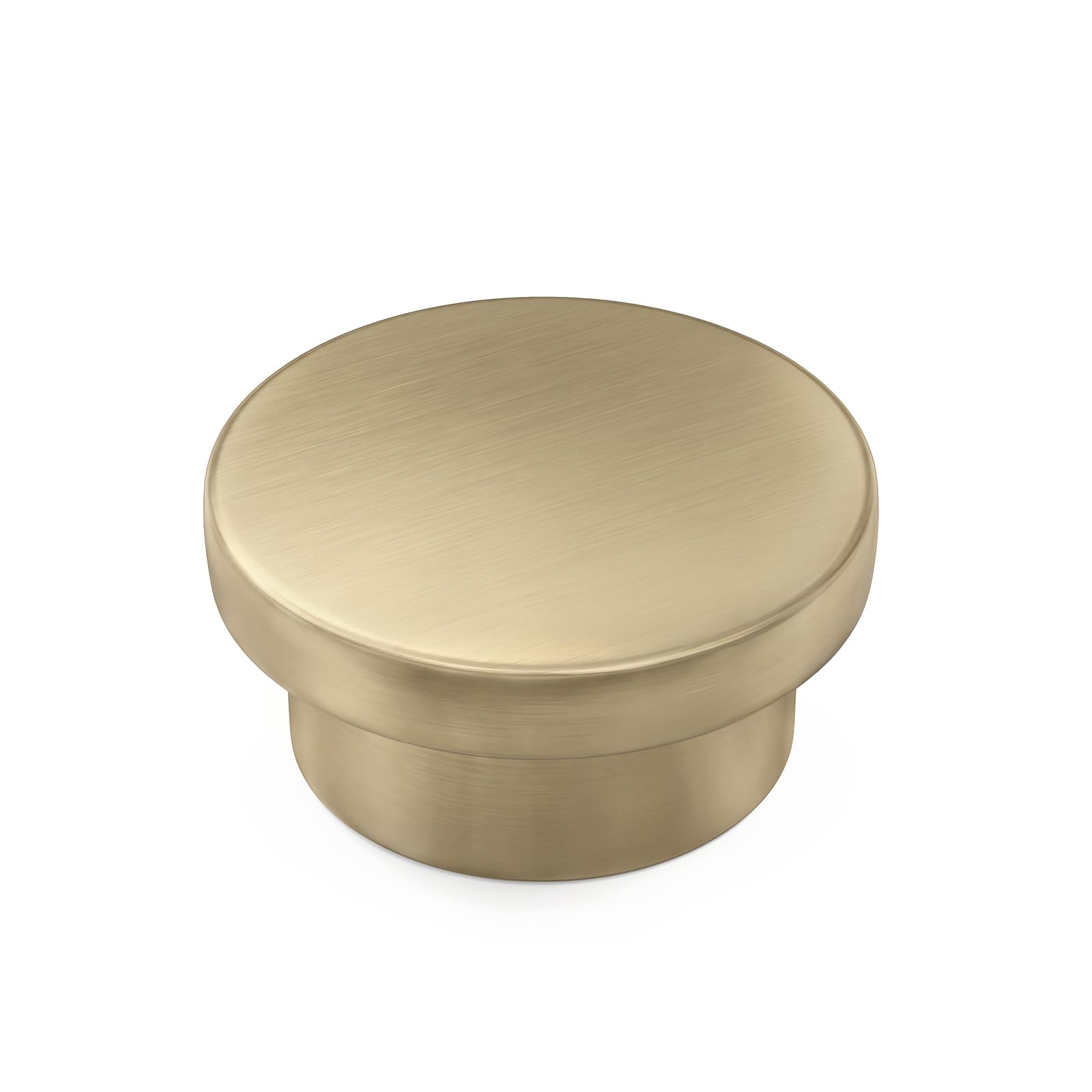 LONTAN 30 Champagne Copper Kitchen Cupboard Knobs Cabinet Door Knobs Drawer Pulls for Kitchen Wardrobe Zine Alloy