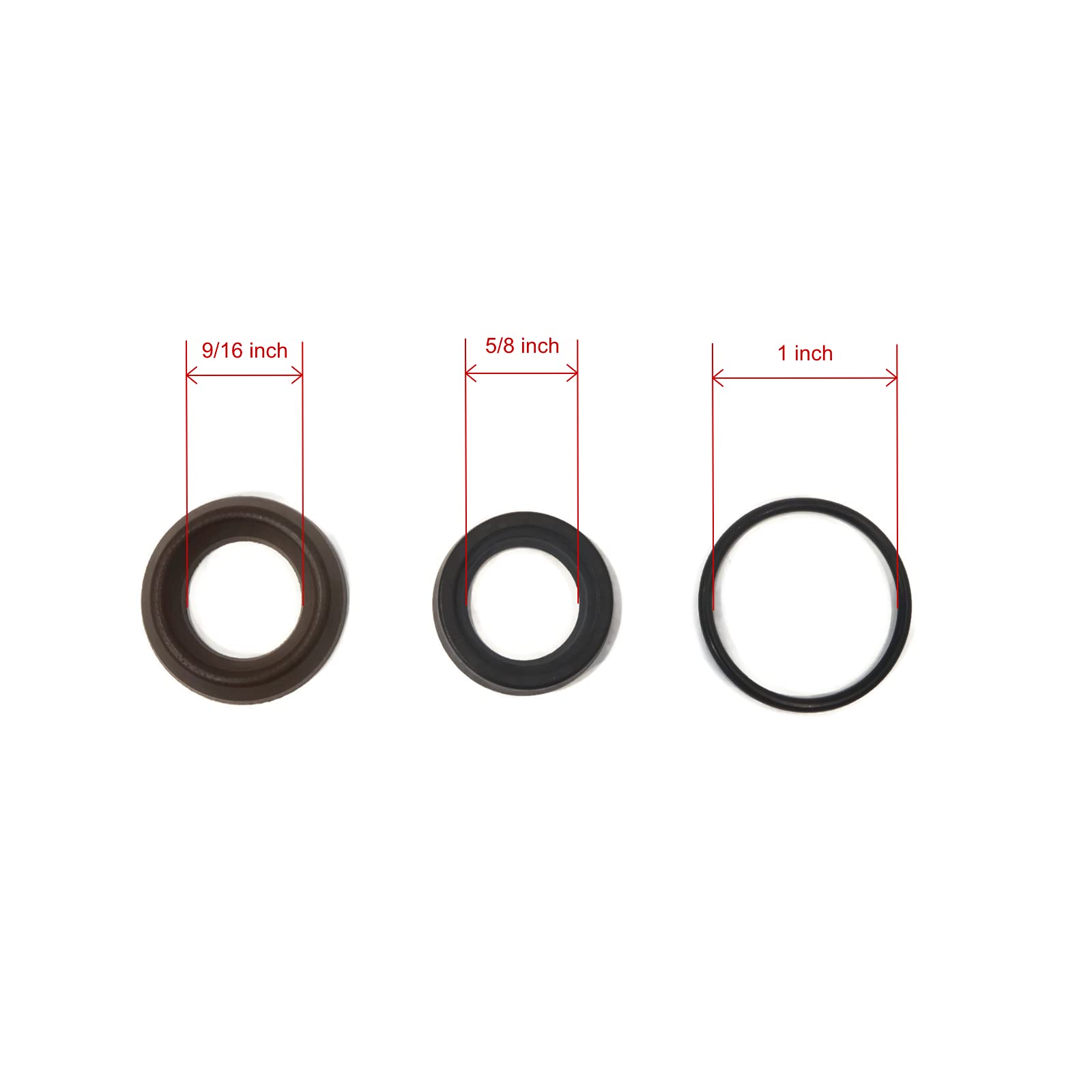 The ROP Shop Genuine OEM Annovi Reverberi Water Seal Repair Kit for RRV4G40D, RRV4G40HD-F24 Pressure Pump