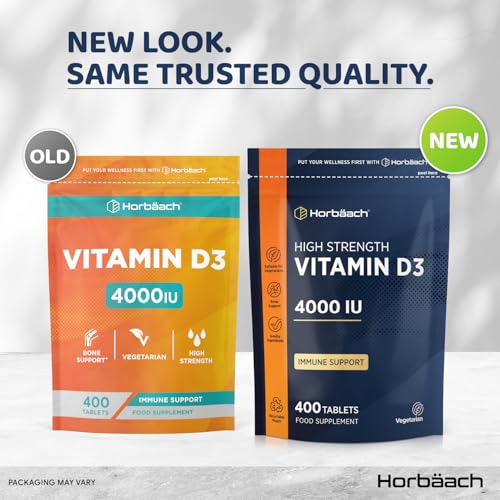 Vitamin D Tablets 4000IU | 400 Count | High Strength Vitamin D3 Supplement | Vegetarian | by Horbaach - Image 5