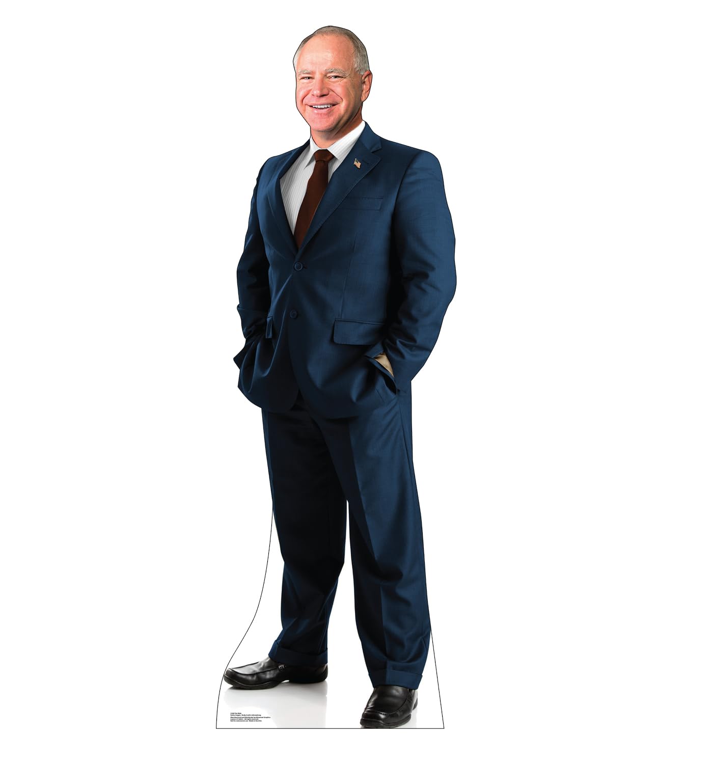 Cardboard People Tim Walz Standee Life Size Cardboard Cutout Standup