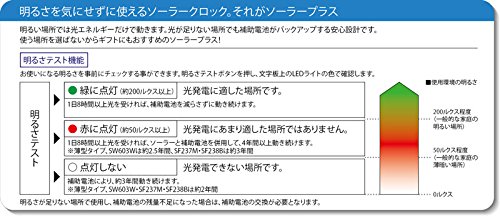 Amazon.co.jp: (セイコークロック) SEIKO CLOCK ソーラープラス 電波