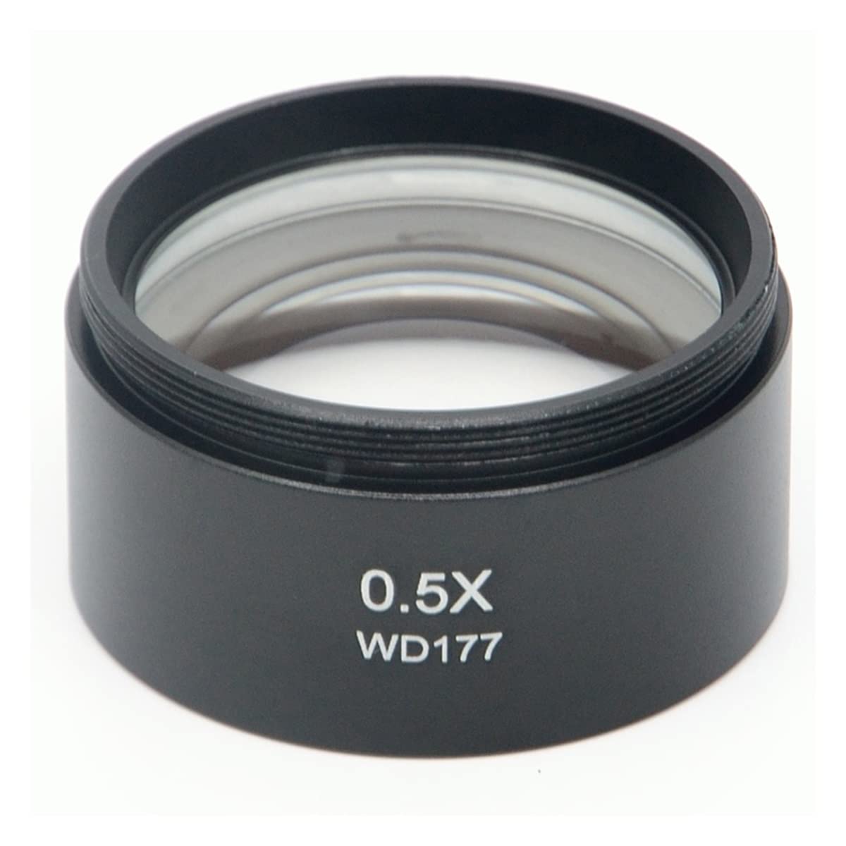 Microscope 0.5X Auxiliary Objective Lens for Stereo Zoom Microscope WD 177mm