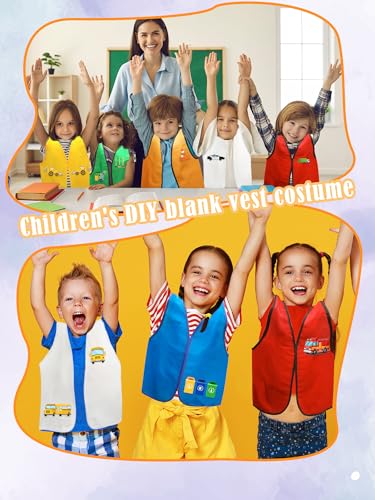 12 piezas chaleco infantil sin terminar para disfraz miniatura 6