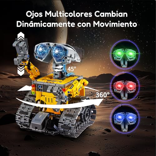 Miniatura 3 de Ikuper Juego De Construcción De Robots Para Niños, Robot 4 En 1 Programable Con App Y Mando A Distancia, Ideas De Regalos Para Niños De 6 A 12 Años 560 Piezas