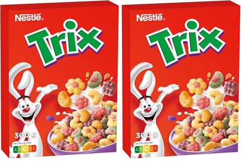 Trix Nestlé Cereales integrales, 300 g (Paquete de 2)