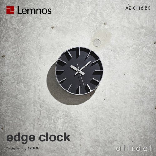 Amazon.co.jp: Lemnos レムノス edge clock エッジクロック Sサイズ