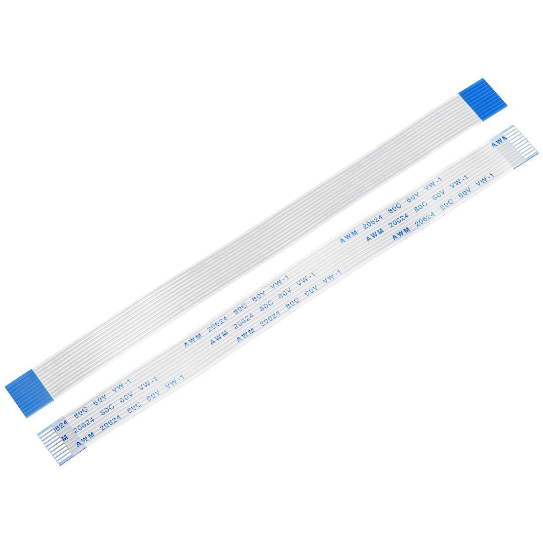 11 Pin 1mm Pitch FPC FFC Flexible Flat Parallel Cable A-Type (Contact Pins on Same Side) Use for LVDS,LCD,TVs,Printer,Computer,Laptop, Projects (Pack Of-1) (300mm Length)-image-19