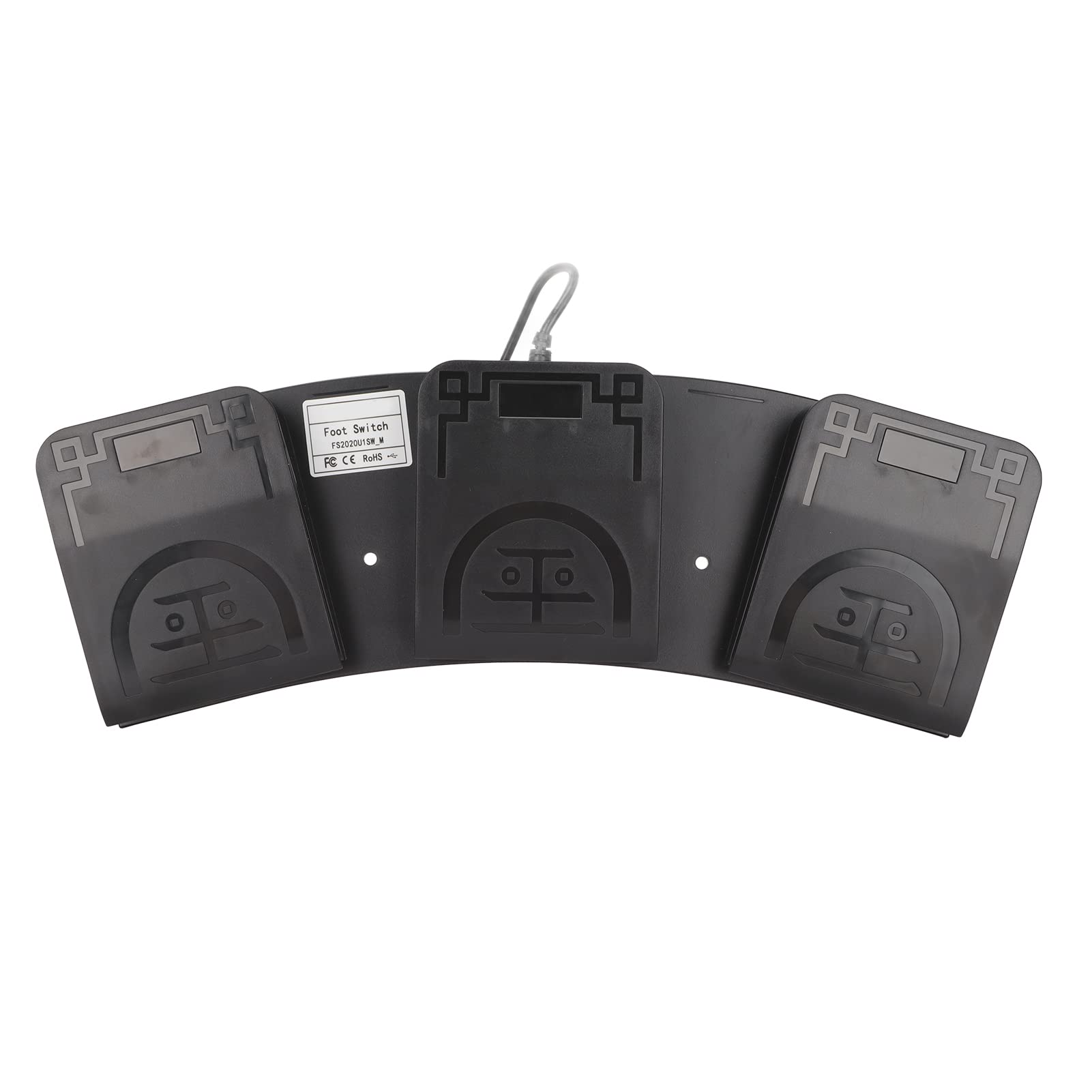 Tbest Pedal USB, Teclas Ple, Controlador Midi, Interruptor Hanical, Teclado Más Lindo Programable para Tocar GS