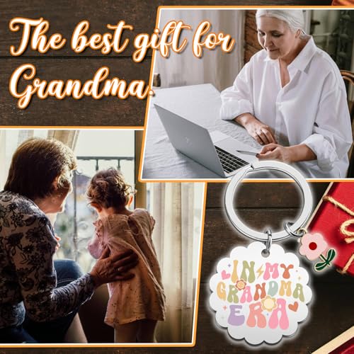 New Grandma Gifts First Time Grandma Gift for Grandmas Keychain Best Grandmas Gift Ideas Grandmother Valentines Day Gifts for Grandma Keepsake Jewelry from Granddaughter Grandson Birthday Mother's Day - Image 7