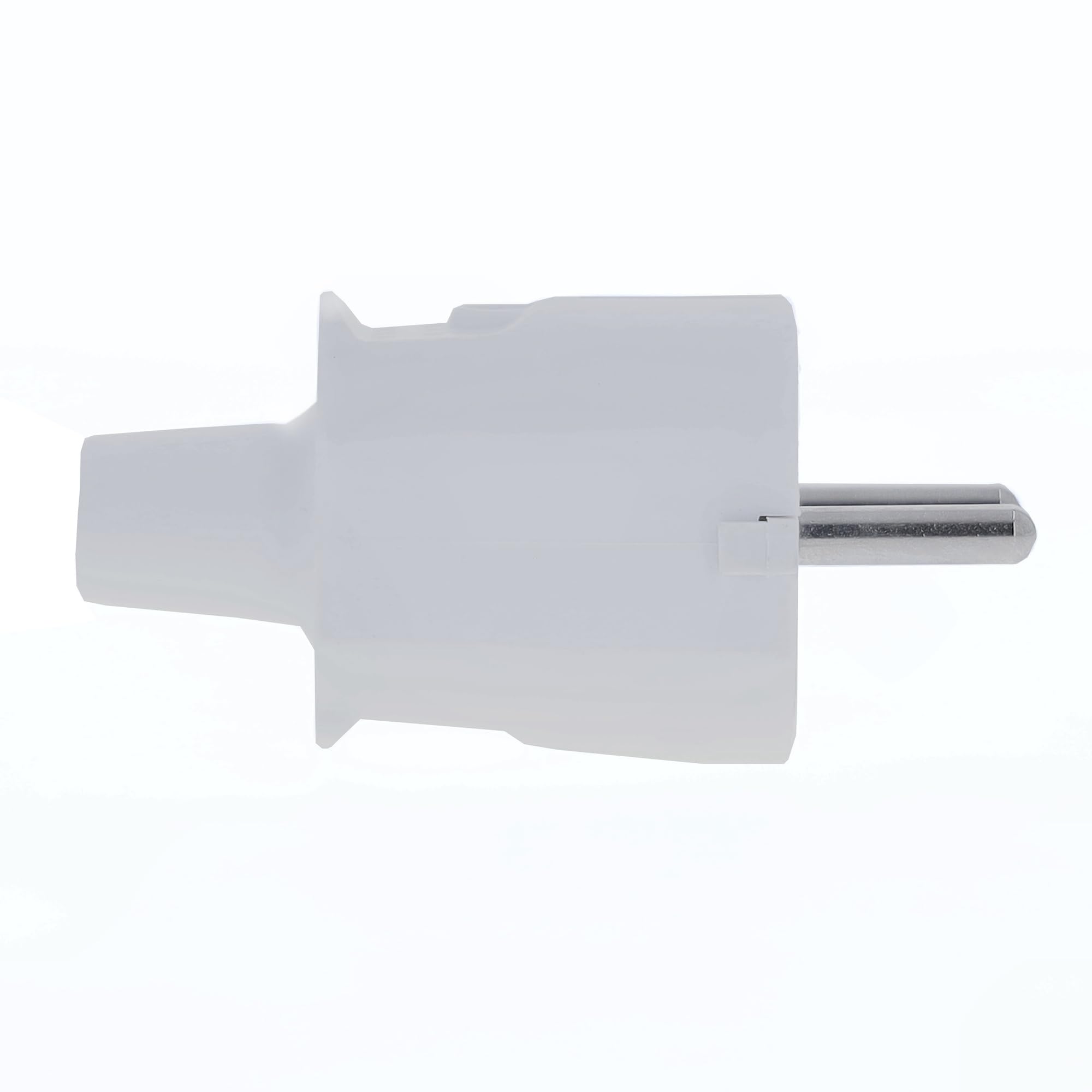 as - Schwabe 62221 - Enchufe de PVC, blanco, doble contacto de puesta a tierra, 230 V