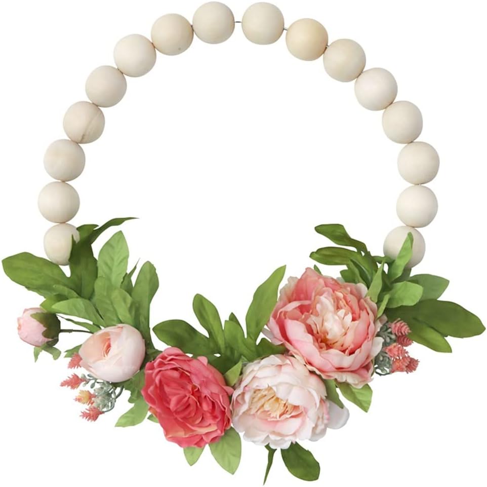 Faux Garland Wow Bead Wedding Clutch Wreath Wedding Decoration Wall Hanging