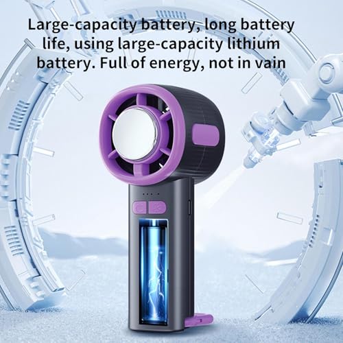 Ventilador de bolsillo con pantalla digital y refrigerador integrado 8